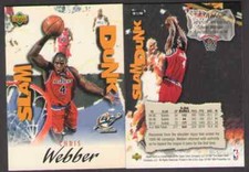 1997 Upper Deck Nestle Slam Dunk #1. Chris Webber