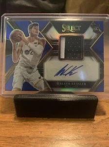 2022-23 Select Basketball Walker Kessler Blue 2 Color Patch RC Auto RPA # 39/49 - Picture 1 of 2