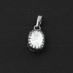 Colgante Polki Diamante Dije Plata de Ley 925 Colgante Diamante Hecho a Mano - Imagen 1 de 6