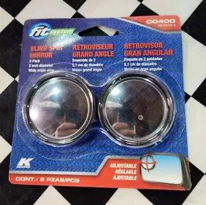 RV, Trucks Blind Spot Mirror Wide Angle 1 Pack of 2 pcs 2" Diameter Adjustable - Bild 1 von 2