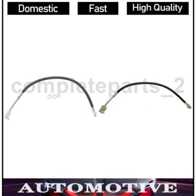 2 mangueras hidráulicas de freno delantero para Ford E-100 Econoline F-100 F-250 1973 Foto 1 de 4