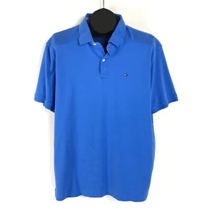 Camisa Polo Tommy Hilfiger Manga Corta Para Hombre XL Azul 100% Algodón Golf Informal - Imagen 1 de 11