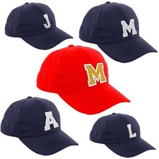 Children School Baseball Cap Boy Girl Adjustable Snapback Kids Nave Hat Letter 