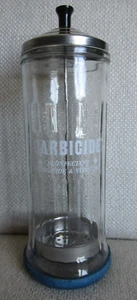 Vintage Barber Shop Glass Barbicide Germicide and Disinfectant Jar - Picture 1 of 8