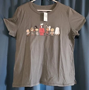 Women's Peanut Maurices Green Charlie Brown Short Sleeved Shirt XXL NWT! - Picture 1 of 4