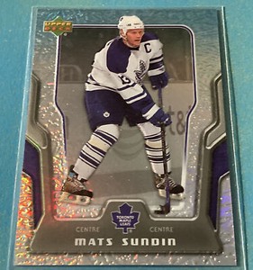 2007-08 McDonald's Upper Deck #5 Mats Sundin ~ Toronto Maple Leafs