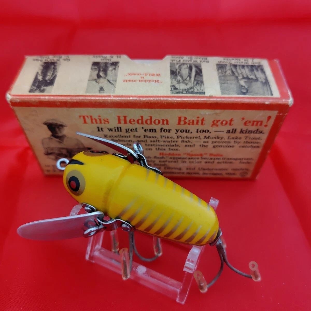 Heddon Vintage Fishing Lures with Original Box for sale | eBay