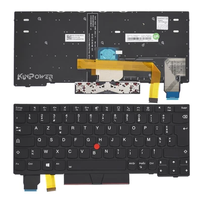 Clavier Azerty Français Pour Lenovo ThinkPad L13 Yoga Gen2/X13 Gen1