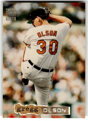 1994 Stadium Club #196 Gregg Olson Golden Rainbow - Image 1 of 2