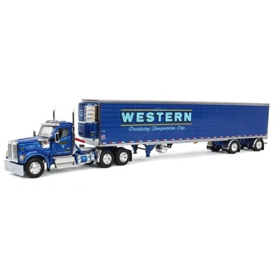 DCP 1/64 Kenworth W990 Day Cab Utility Reefer Western Distributing 60-1724 - Immagine 1 di 4