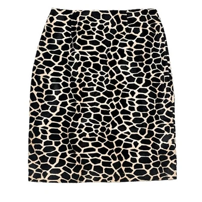 Saia lápis difusa girafa pele sintética Central Falls tamanho 6 - Imagem 1 de 4