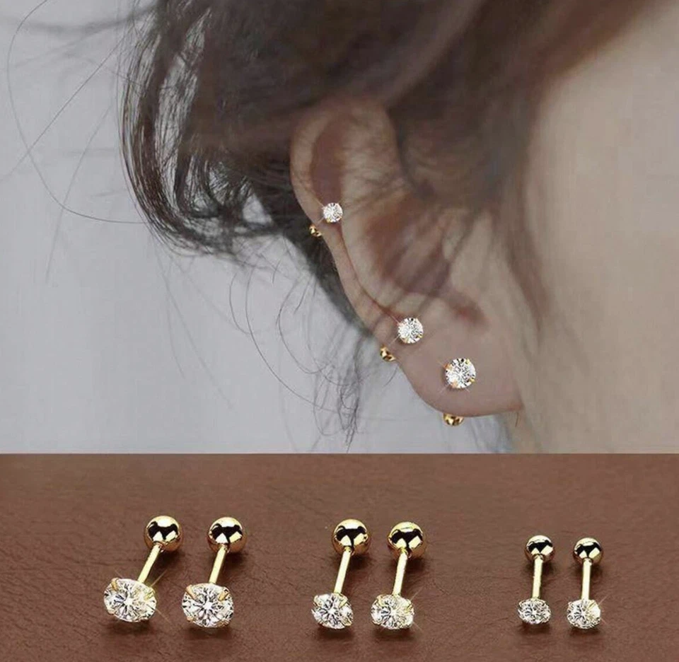 Aretes Argollas En Oro 10k Pendientes Joyería Fina De Moda Regalos Para Mujer Foto 1 de 4