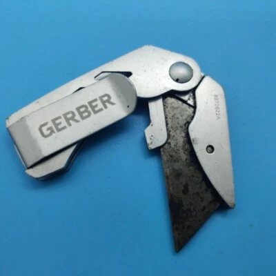 Cuchillo Gerber Mini Covert 8970319A usado cortador de caja CLIP DE CINTURÓN 805e Foto 1 de 3