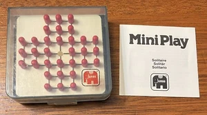 Vintage 1983 JUMBO Mini Play Solitaire Game Made In Germany - Picture 1 of 7