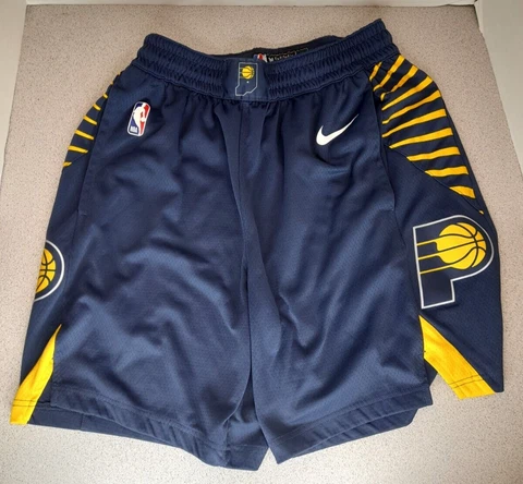 Indiana Pacers Authentic Road Shorts Size 38 (Large) Cover