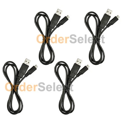 4 Micro USB Charger Cable for Android Phone LG Optimus Zone 3 Stylo 2 Tribute 5 - Image 1 of 4