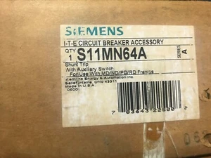 SIEMENS SHUNT TRIP WITH AUXILIARY SWITCH S11MN64A SERIES A New - Picture 1 of 1