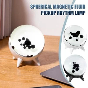 - Ferrofluid Musik Rhythmus Lampe Magnetische Flüssigkeit Tonabnehmer Desktop Lautsprecher - Bild 1 von 15