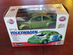 BURAGO METAL KIT 1/43 VOLKSWAGEN NEW BEETLE "FUNSPORT" COD. 49422 Completo - Imagen 1 de 5