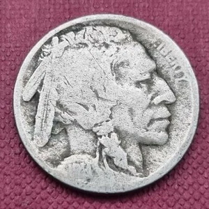 1914 D Buffalo Nickel 5c Circulated #44216 - Picture 1 of 2