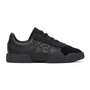 Adidas Y-3 YUNU scarpe da ginnastica sneaker TRIPLE BLACK taglia UK 5,5 - PREZZO AL PUBBLICO £ 215 FZ4325 - Foto 1 di 8