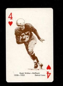 1963 Stancraft Set Break #4-Hearts Doak Walker NMMT or Better Lions - Picture 1 of 2