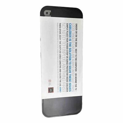 Bluelounge CB-01-BL Cablebox Black (cb01bl) - Image 1 of 4