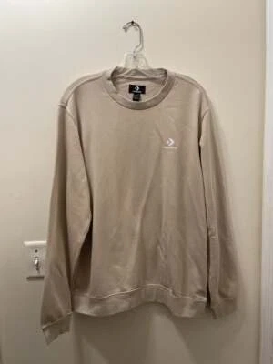 Sudadera Converse Beige Sin Género Talla: Grande S70 Foto 1 de 4