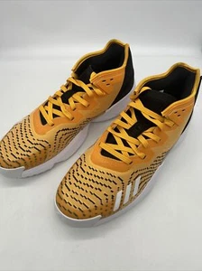 Adidas D.O.N. ISSUE #4 Donovan Mitchell Men Size 12.5 HQ6212 Orange Gold Black - Picture 1 of 18