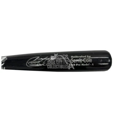 Gerrit Cole Autographed Game Used Marucci Baseball Bat - BAS Foto 1 de 4