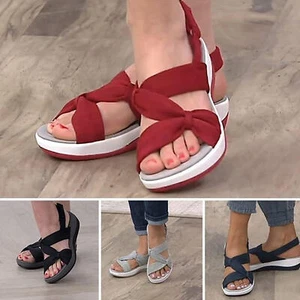 Summer Women's Arch Support Sandals Comfortable Orthopedic Sandals - Picture 1 of 37