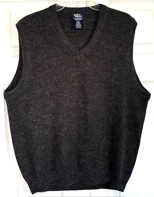 Chaleco Suéter John Blair Fino Hombre Gris Talla L Acrílico Lana Nylon Poliéster Foto 1 de 4