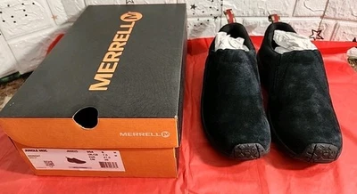 NUEVO EN CAJA Merrell Para Hombres 8M JUNGLE MOC Negro Medianoche Gamuza Sin Cordones Tenis de Senderismo  Foto 1 de 4