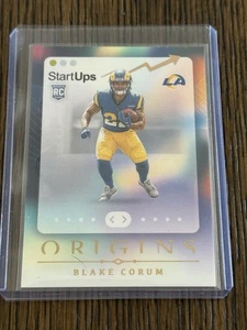 2024 Panini Origins Football Blake Corum StartUps Rookie Card - Picture 1 of 6