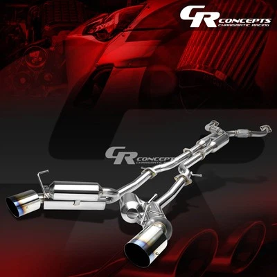 SISTEMA DE ESCAPE CATBACK SILENCIADOR PUNTA QUEMADA 4.5" PARA 09-20 NISSAN 370Z 3.7L Foto 1 de 4