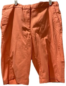 Spanner Golf Womens Peach Size 14 Shorts Athletic GS13031 Pockets Stretch - Picture 1 of 15