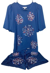 Mary Square Tina Shorts Set | Fireworks NWT Women’s Size Small - Picture 1 of 18