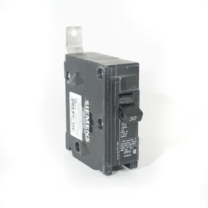 Siemens B130  Miniature Circuit Breaker, Bl Series, 30A, 1 Pole, 120/240V Ac, - Picture 1 of 5