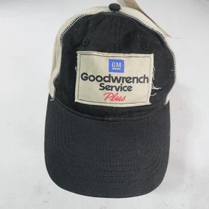 Vintage Dale Earnhardt Hat Cap Strap Back NASCAR 90s GM Goodwrench Service Plus - Picture 1 of 19
