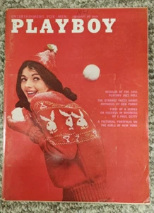 Feb 1961 Playboy centerfold intact Free Ship - Picture 1 of 2