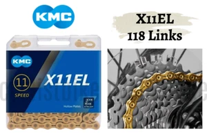KMC X11EL 118 Links Chain (Gold) w/ missing link New - Picture 1 of 1