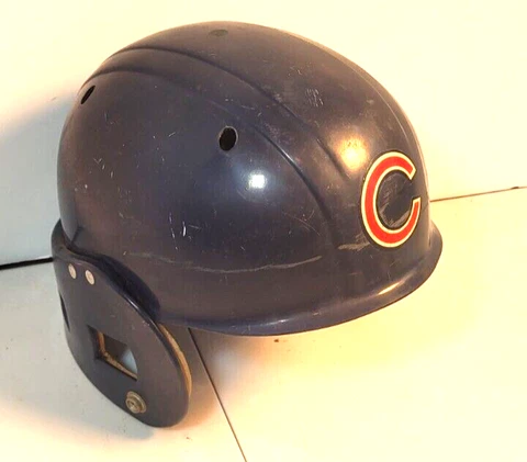 VTG Chicago Cubs Batting Helmet Cover