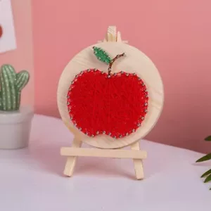 Wizardi Apple String Art Kit con supporto. Semplice Corda Decorativa Fai da Te Arte Cra... - Foto 1 di 8