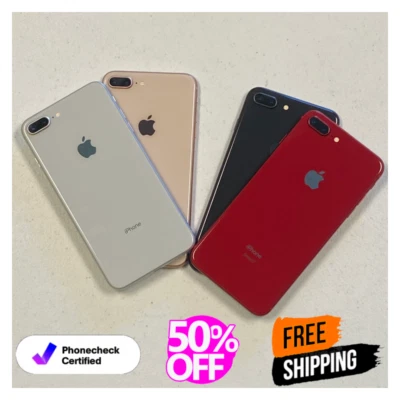 Apple iPhone 8 Plus 64 GB - Rojo, Dorado, Plateado - AT&T, T-Mobile, Desbloqueado, Verizo Foto 1 de 4