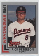 1989 Best Birmingham Barons Platinum Rick Peterson #28