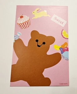 Mrs. Grossman’s Sticker Club ~Beary Sweet  September 2020~  Postcard AS IS READ - Picture 1 of 3
