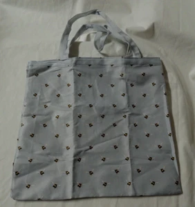 1x Wrendale Faltbare Einkaufstasche Stofftasche viele fleißige Bienen Blume - Bild 1 von 4