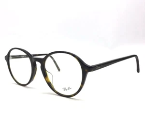 RAY-BAN RB 7173 2012 TORTOISE BROWN AUTHENTIC ROUND EYEGLASSES RX 48-20-145 NEW - Picture 1 of 8