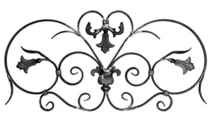 Ornamento in ferro battuto ferro forgiato 400 x 800 mm griglia per ringhiera ... - Imagen 1 de 2