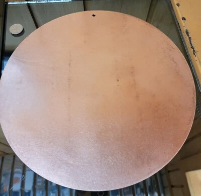 1/8” Thick Pure Copper Heat Diffuser 12” Round Stove Topper Defrost Plate - Image 1 of 4